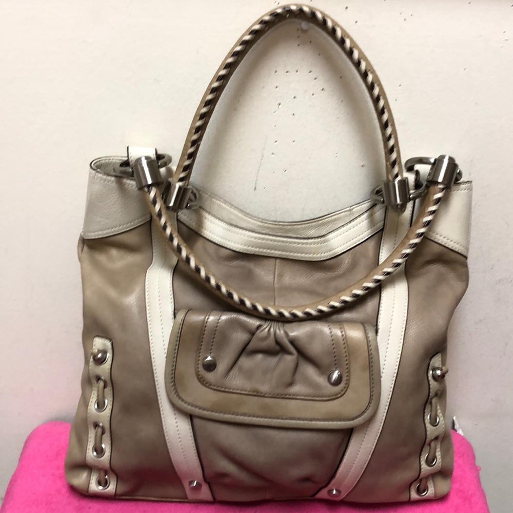 B Makowsky Large Tote Satchel Purse
